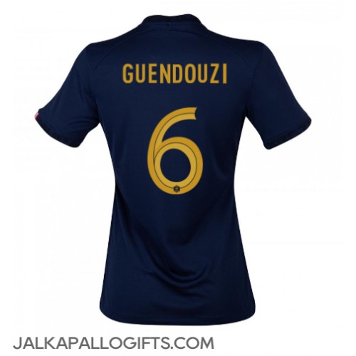 Ranska Matteo Guendouzi #6 Kotipaita Naiset MM-kisat 2022 Lyhythihainen